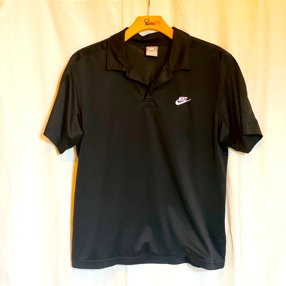 Men’s Nike XL breathable polo black